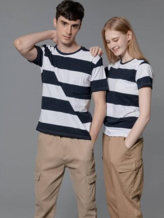 百搭加寬條紋T恤