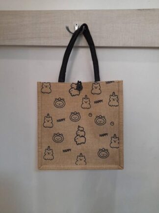 可愛卡通滿版手提包