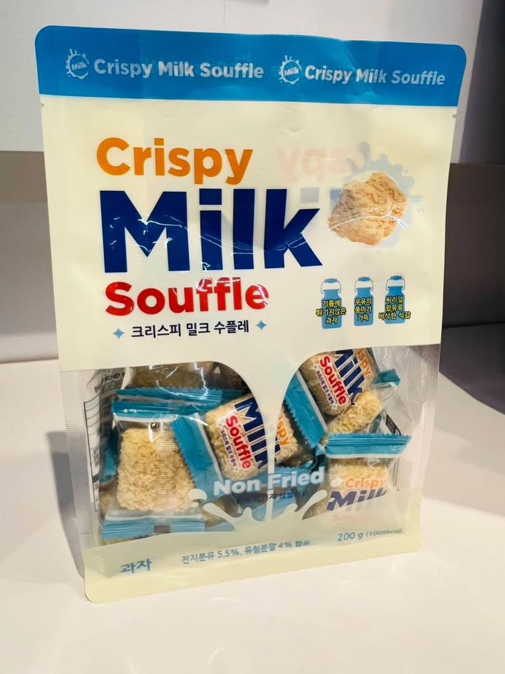 韓國🇰🇷酥脆牛奶舒芙蕾餅乾:圖片 2