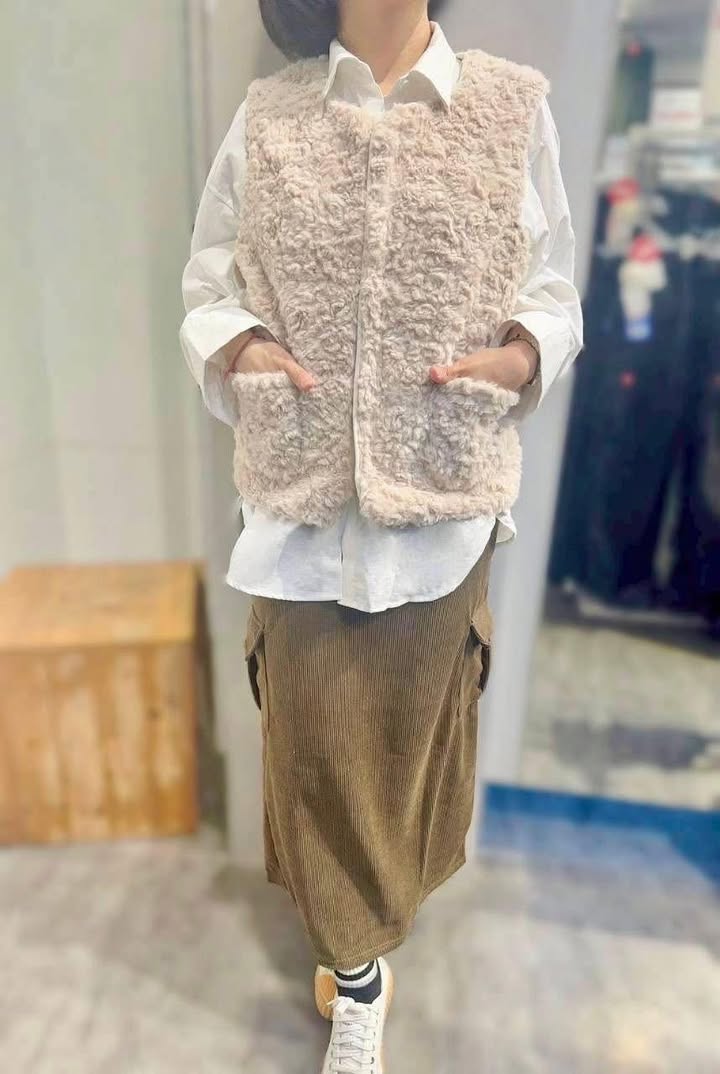 泰迪熊保暖毛背心:圖片 2