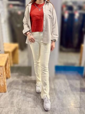 韓系配色百搭襯衫