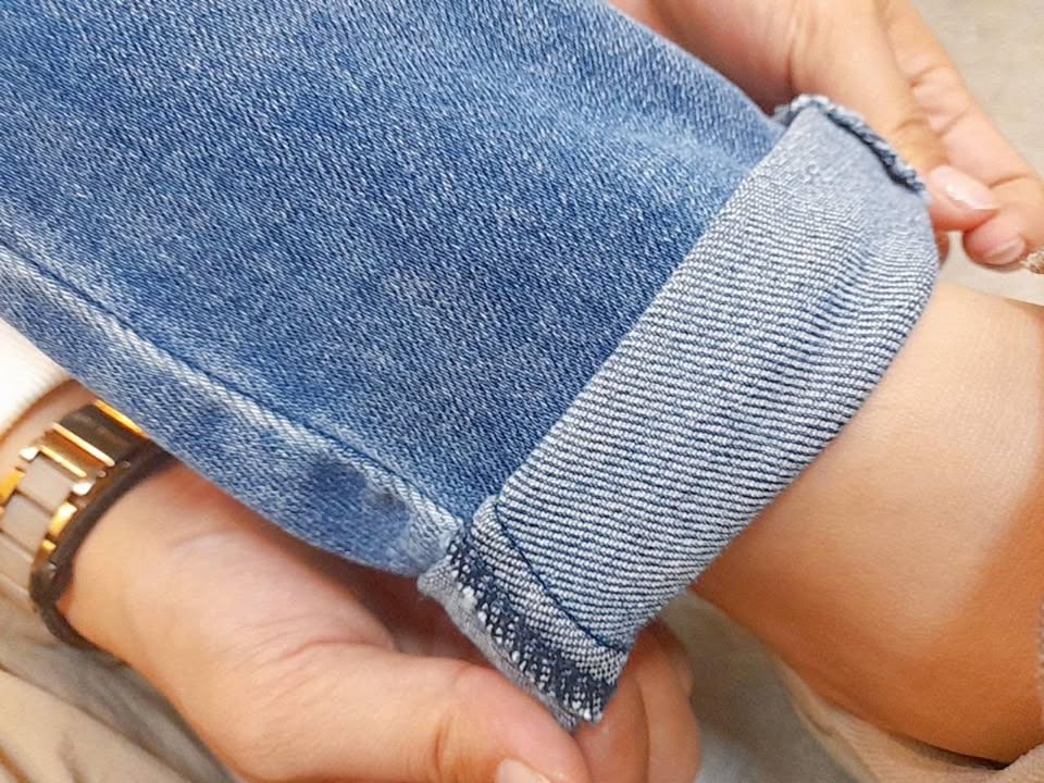 寬鬆隨性剪裁刷破男友褲:圖片 7