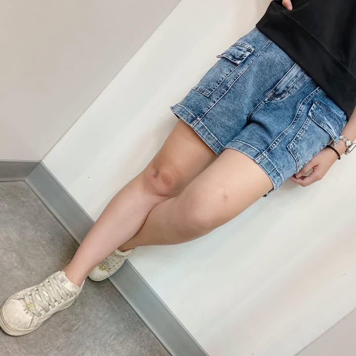 牛仔工裝短褲 - Image 12