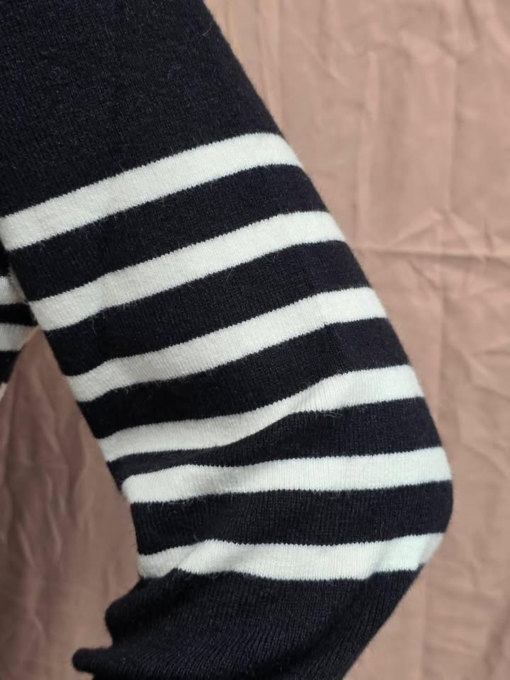 經典黑白條紋毛衣 - Image 12