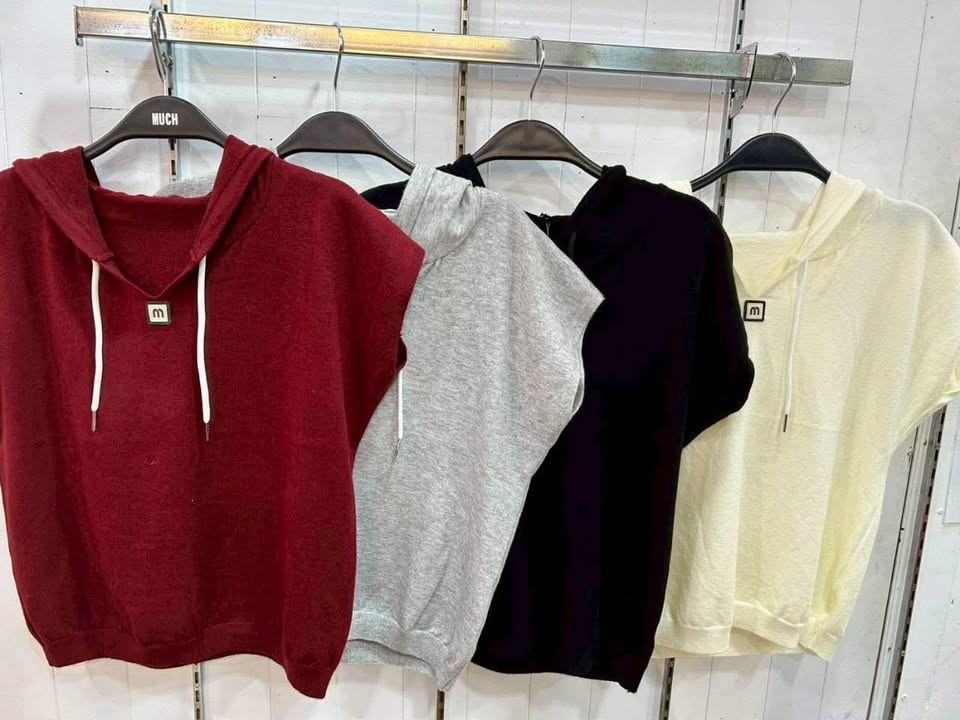 簡約有型無袖連帽上衣 - Image 3