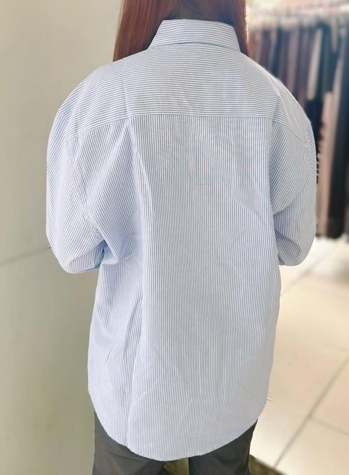 輕薄直條百搭襯衫:圖片 8