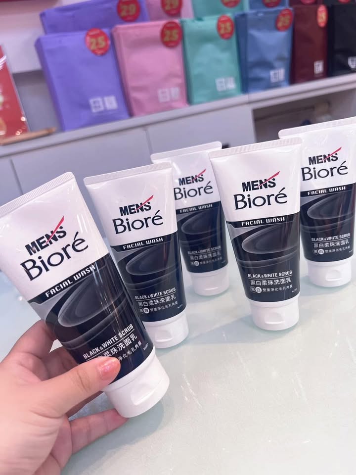 Men’s Bioré Facial Wash 黑白柔珠洗面乳:圖片 8