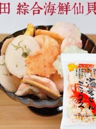 岡田海老綜合海鮮風味仙貝 185g大包裝