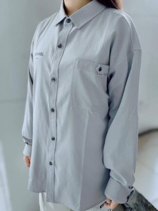 韓系質感排釦襯衫