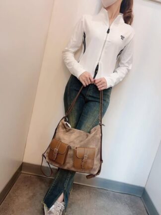 立領雙拉鍊合身上衣