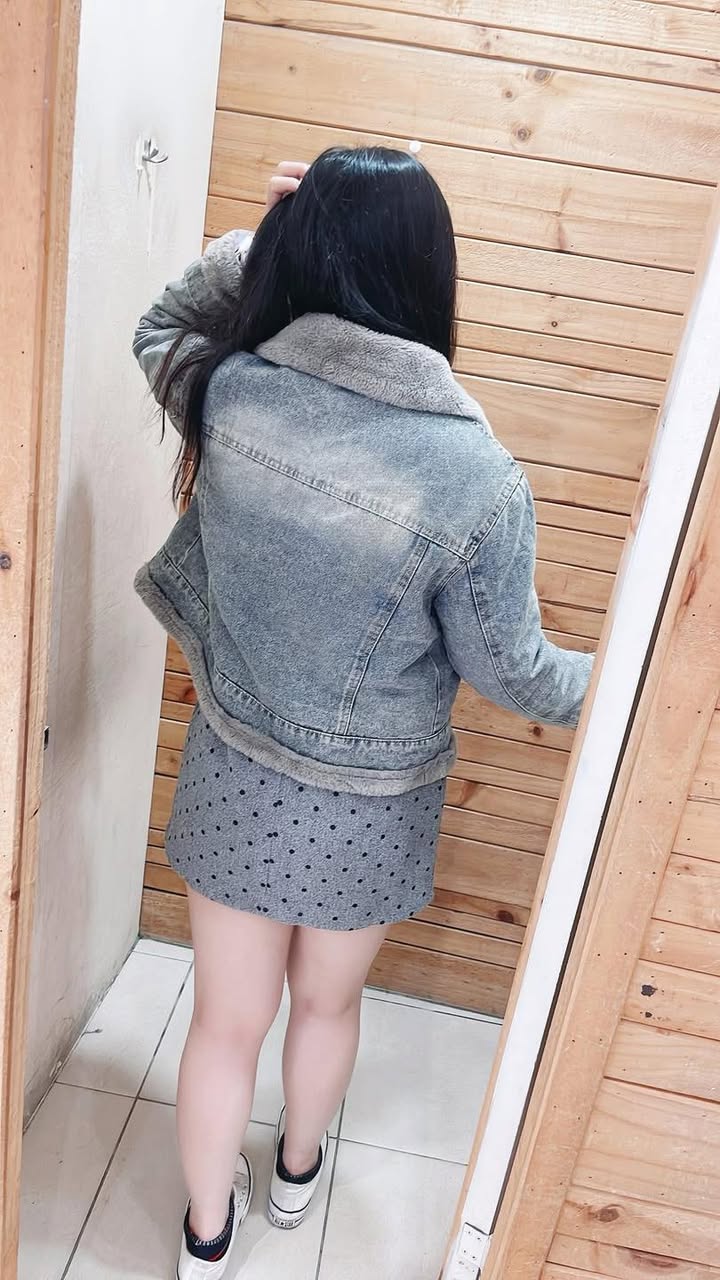 絨毛牛仔外套:圖片 11