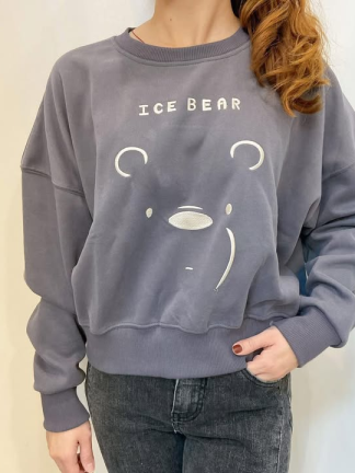 落肩可愛刺繡短版T