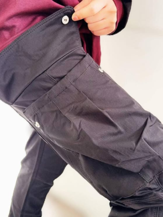 率性工裝束口長褲