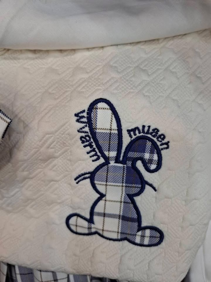 童裝水手服格子休閒套裝:圖片 8