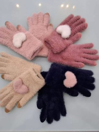 毛毛可觸控手套