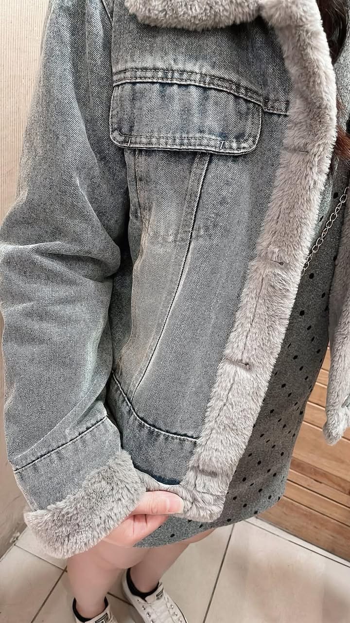 絨毛牛仔外套:圖片 7