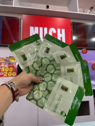 farmstay 植物莊園-小黃瓜（淨嫩補水）面膜