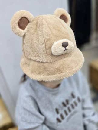 立體熊熊造型帽
