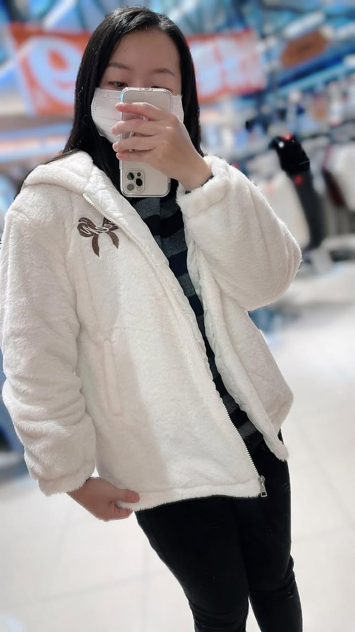 連帽毛絨外套 - Image 4