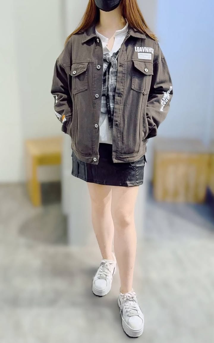率性復古刷色牛仔外套 - Image 7