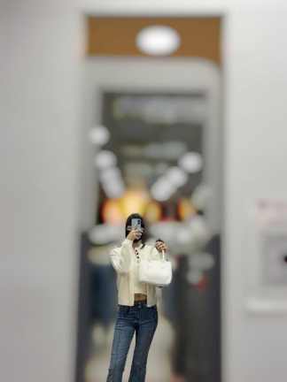 前開岔牛仔喇叭褲