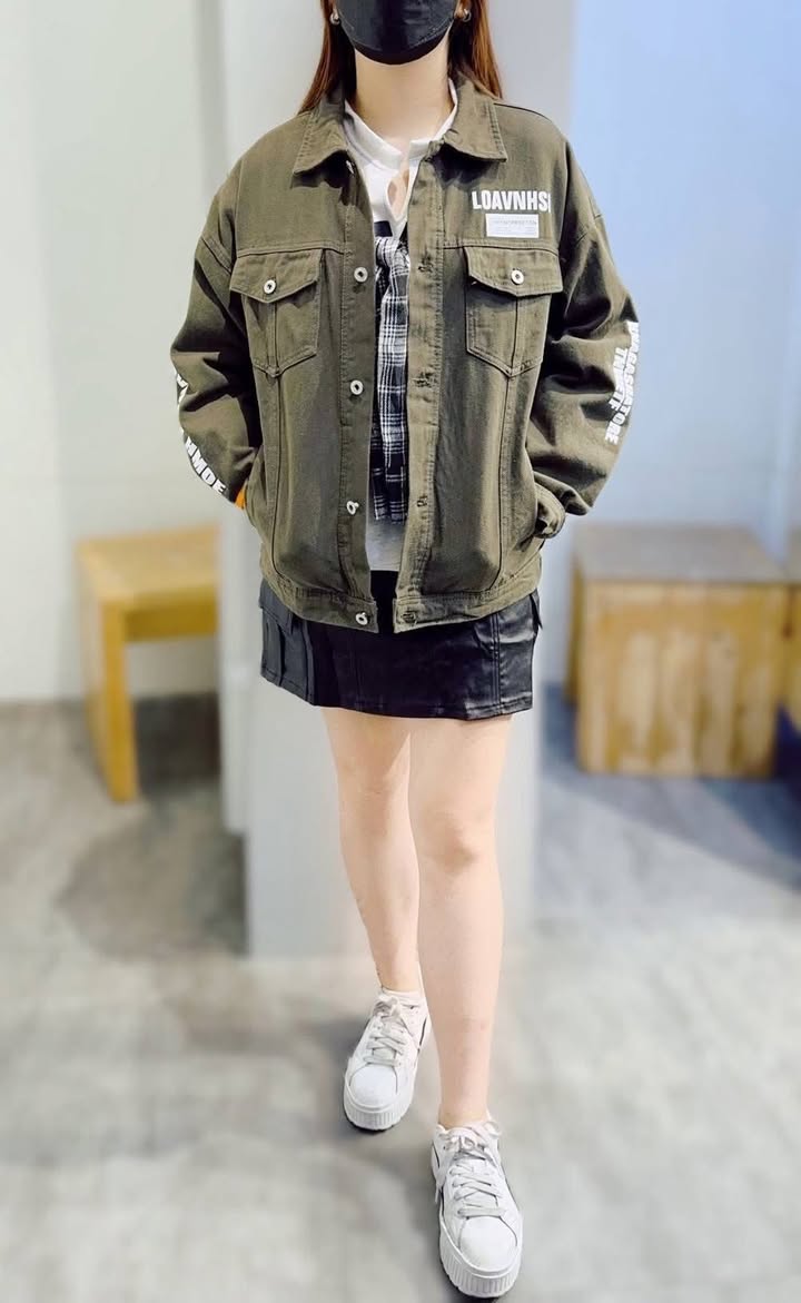 率性復古刷色牛仔外套 - Image 3
