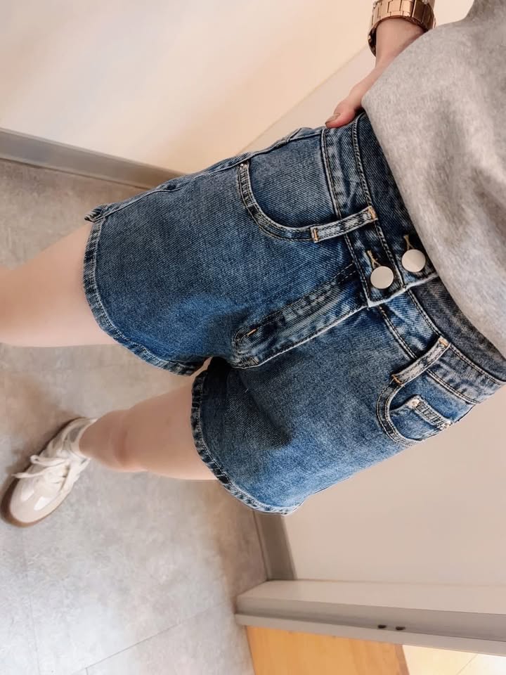 二扣牛仔短褲:圖片 7