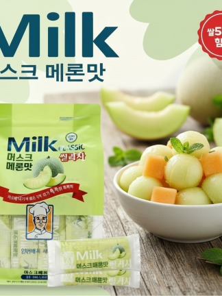韓國🇰🇷最新 Milk Classic 非油炸牛奶哈密瓜米餅