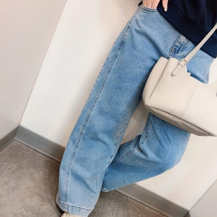 寬版直筒牛仔褲 - Image 10