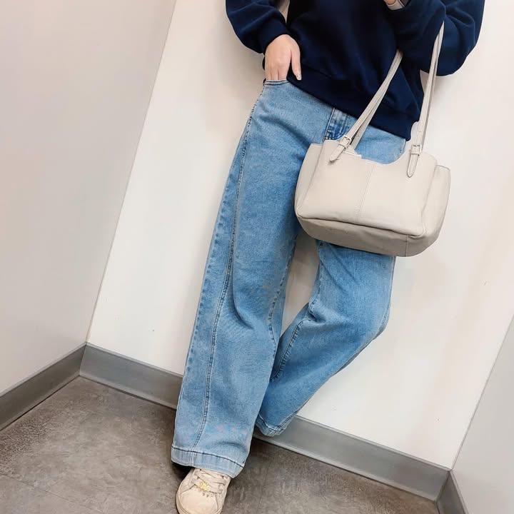 寬版直筒牛仔褲 - Image 11
