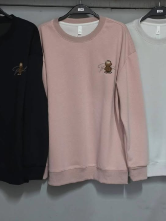 機器熊英文圓 T