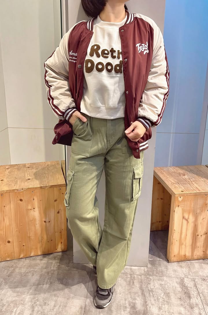 美式鋪棉棒球外套:圖片 3