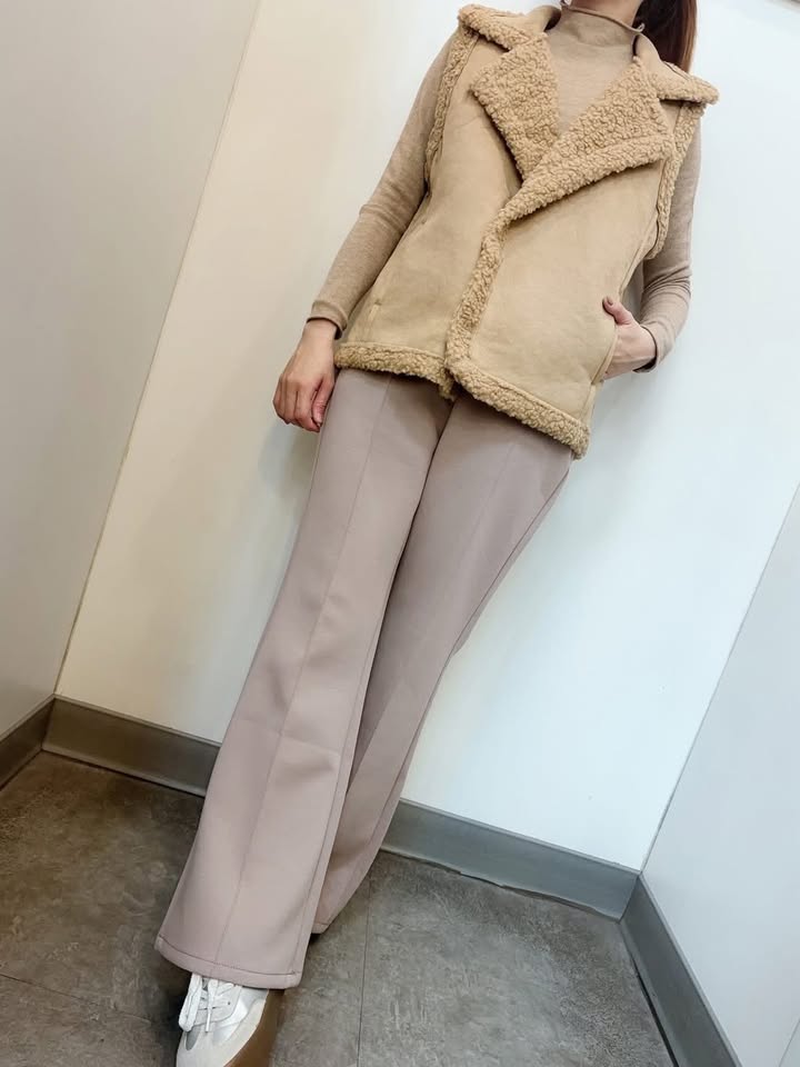 鬆緊高腰小喇叭褲:圖片 11