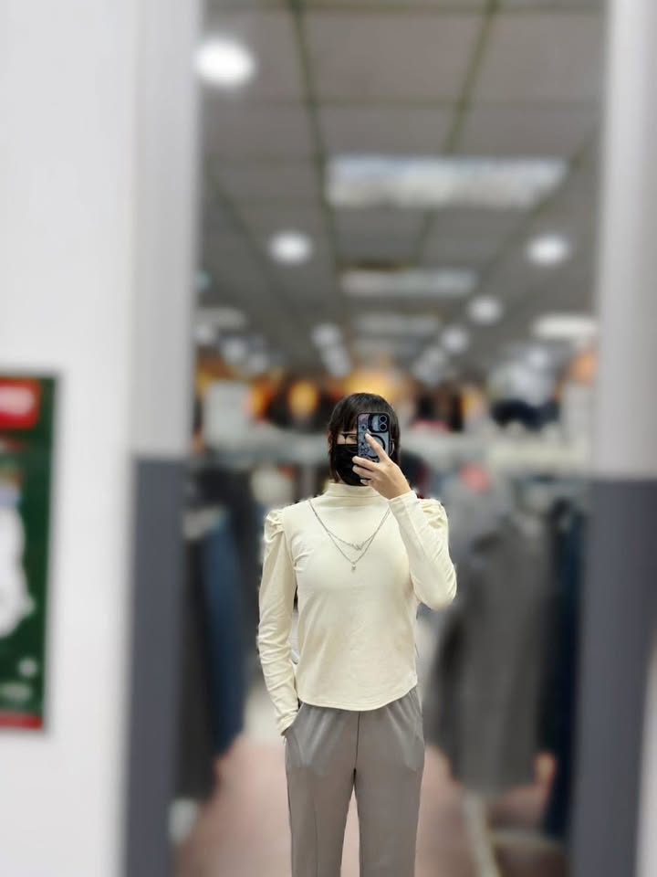 ✨ 微澎肩 x 高領設計附贈層次項鍊 - Image 7