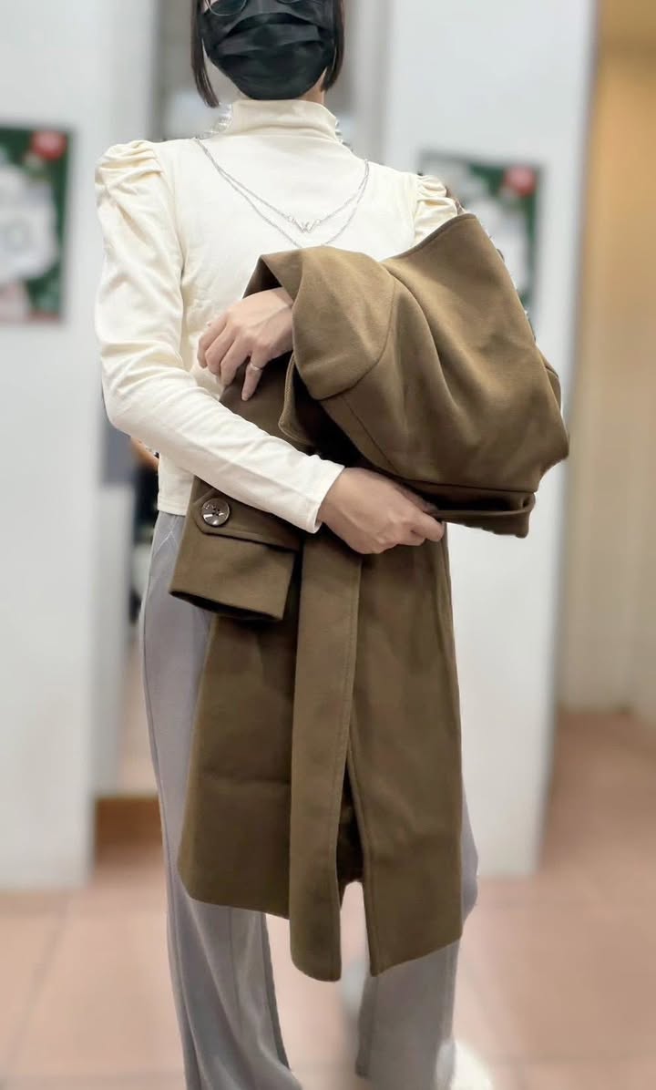 ✨ 微澎肩 x 高領設計附贈層次項鍊 - Image 5