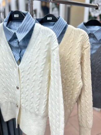 ✨兩件式針織襯衫