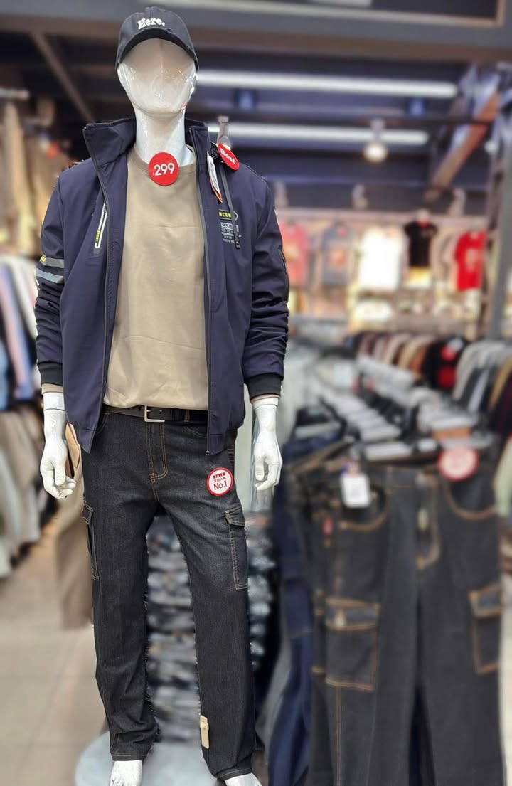 牛仔多袋工作褲:圖片 2