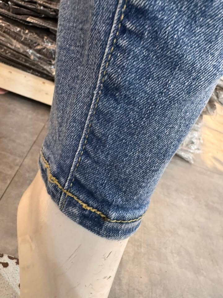 刷藍窄腳褲:圖片 8