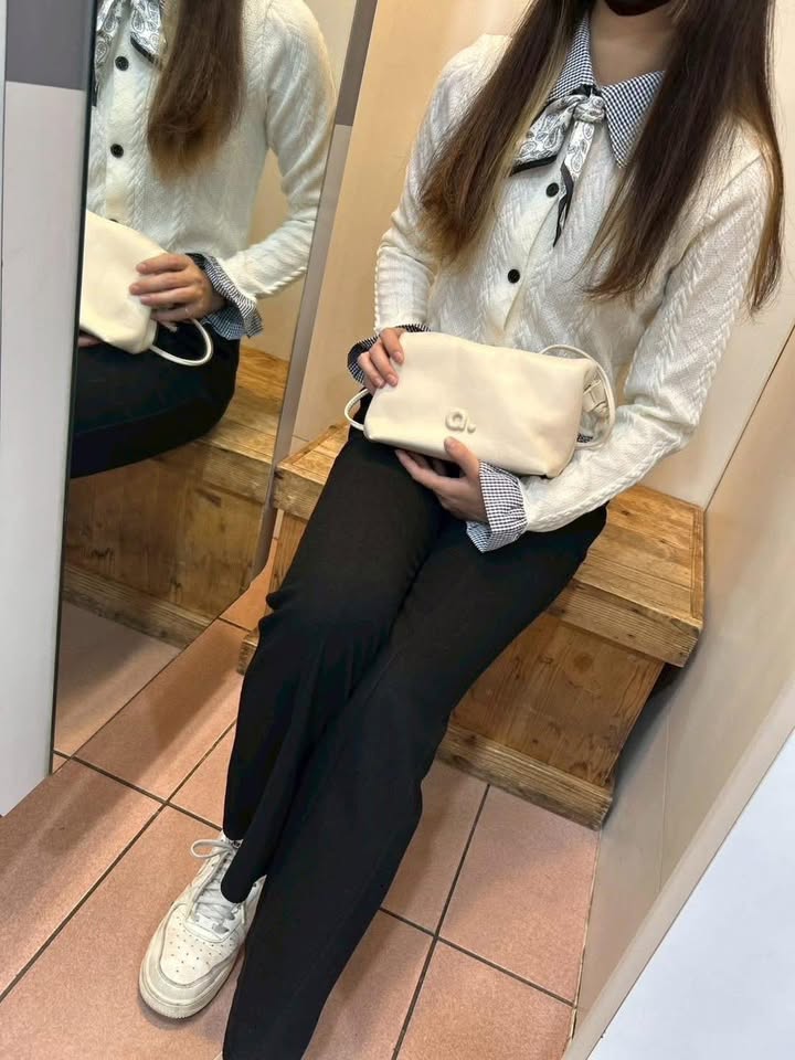 👖 高腰微喇叭休閒長褲:圖片 7
