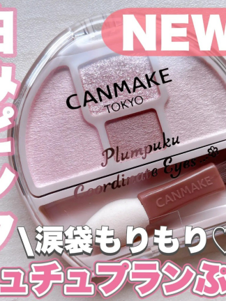 日本連線 CANMAKE 打亮臥蠶眼影盤 12/8結單 下單請備註規格