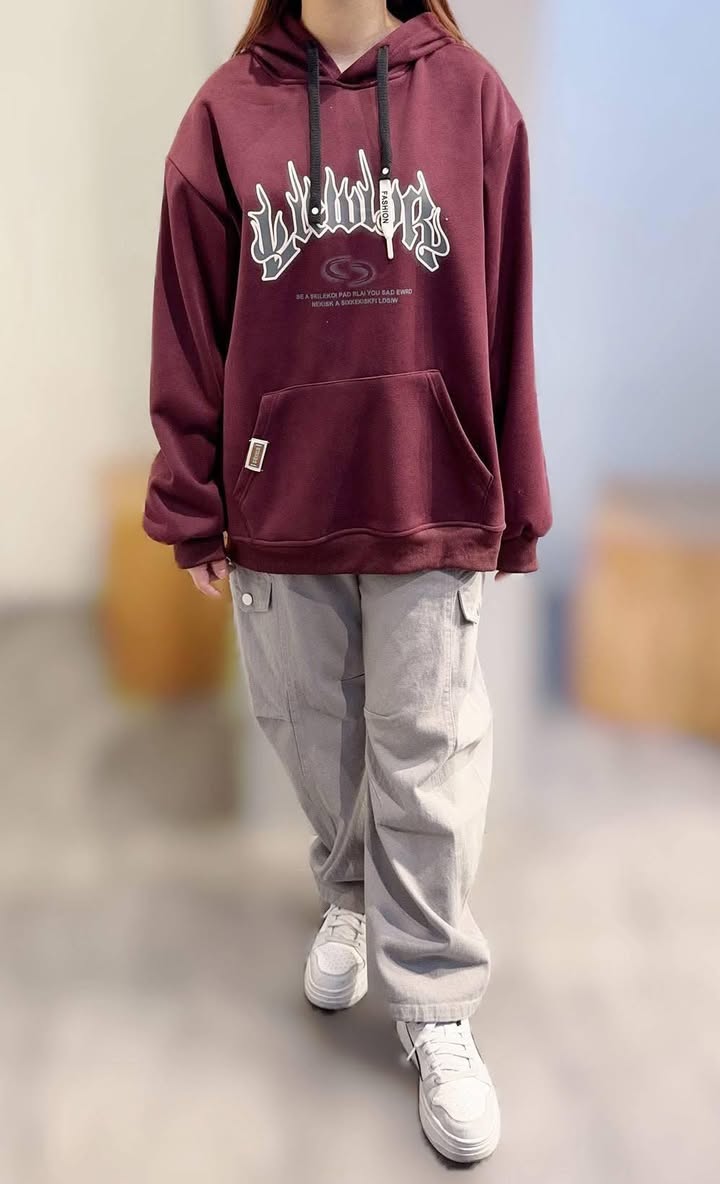 率性塗鴉美式帽T:圖片 5