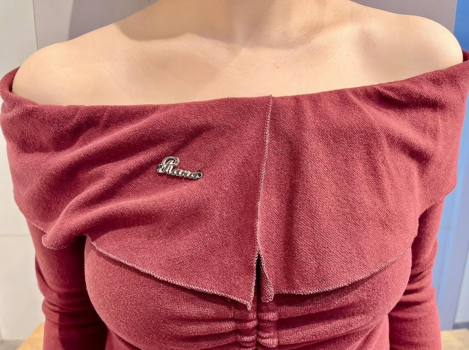 平肩造型淑女衫:圖片 8