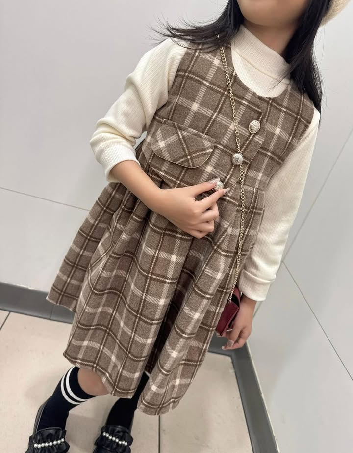 兩件式格子洋裝:圖片 7
