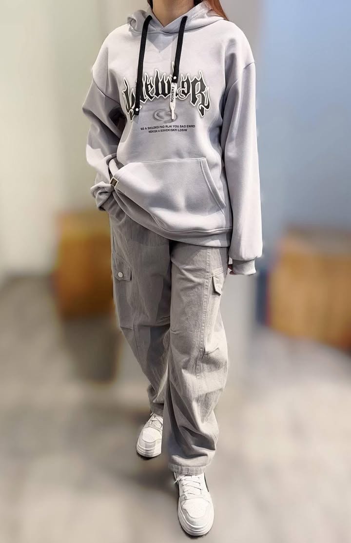 率性塗鴉美式帽T:圖片 8