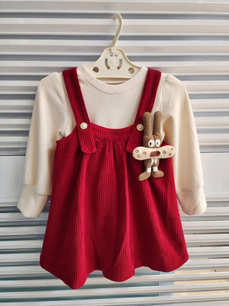 冬季甜感套裝二件式洋裝