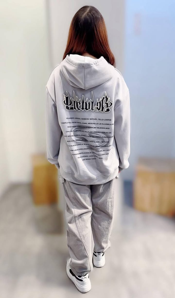 率性塗鴉美式帽T:圖片 3