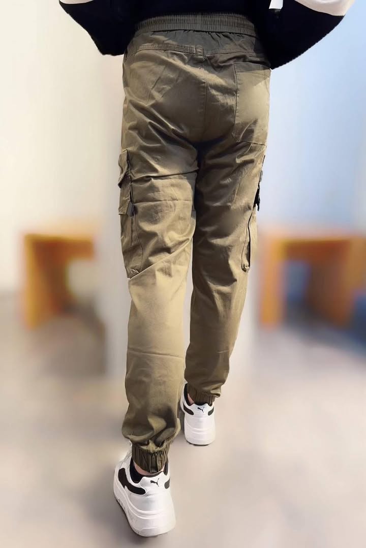 機能工裝風束口褲:圖片 10