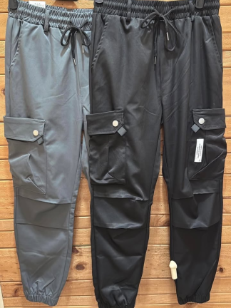 潮流寬版縮口褲