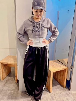 短版二件式帽衣