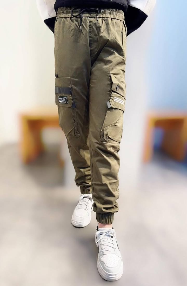 機能工裝風束口褲:圖片 2